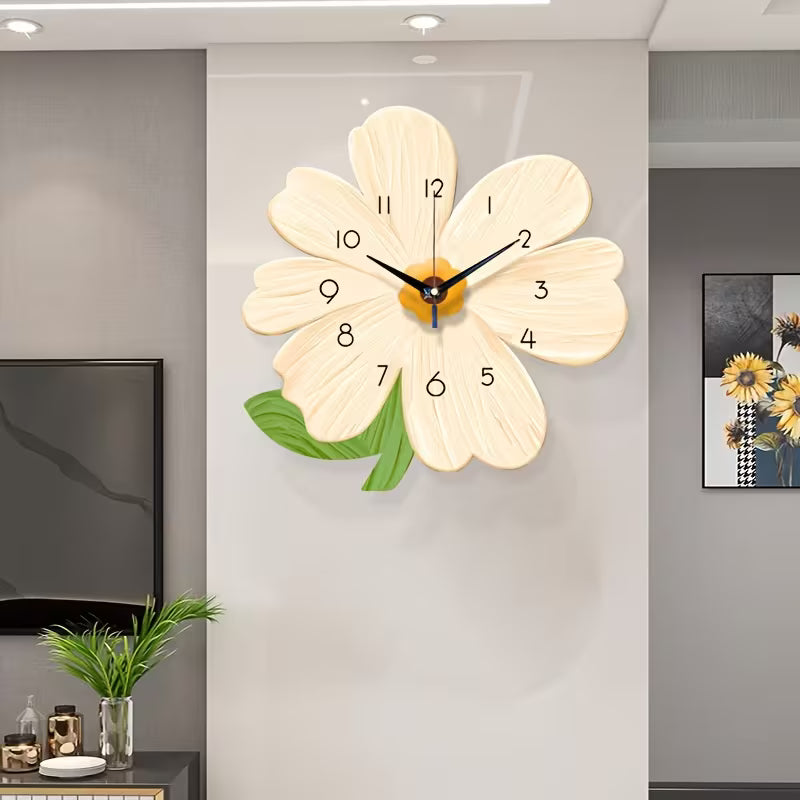 Flower Decorative Wall Clock