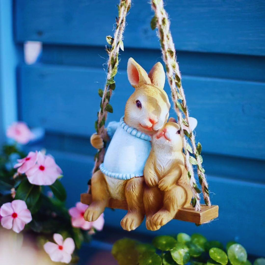 Swinging Rabbit Ornament