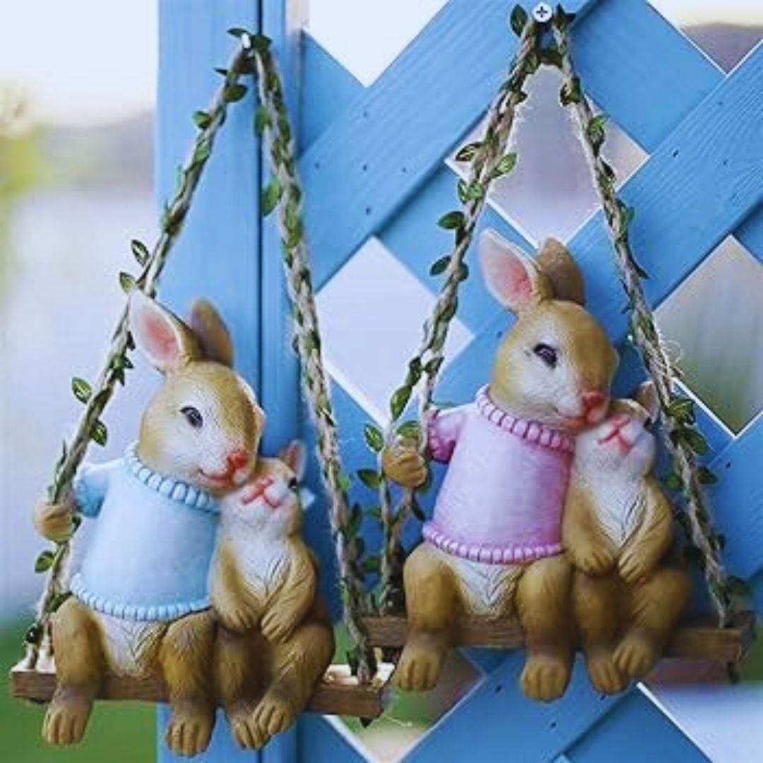 Swinging Rabbit Ornament