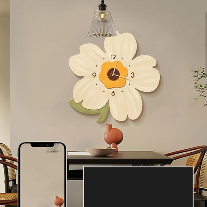 Flower Decorative Wall Clock