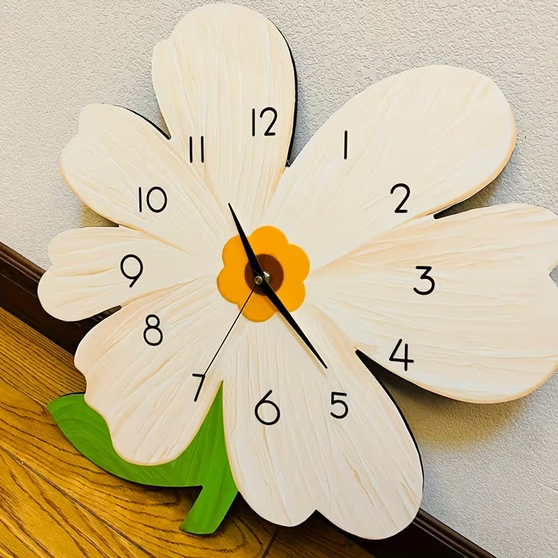 Flower Decorative Wall Clock