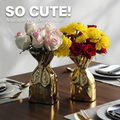 Golden Bag Vase